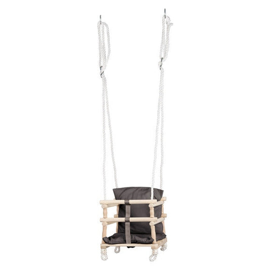 Playtive - Children's Wooden Swing (Black)