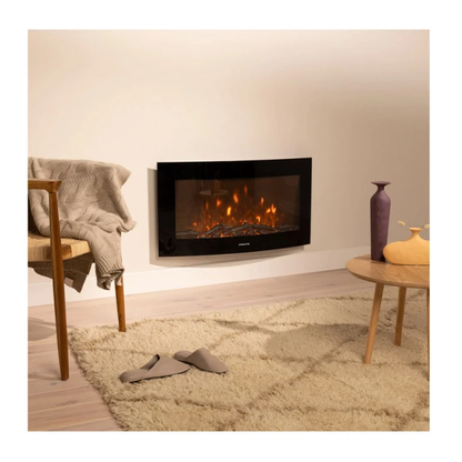 CREATE - IKOHS Electric Wall Fireplace with Remote Control – 2000W
