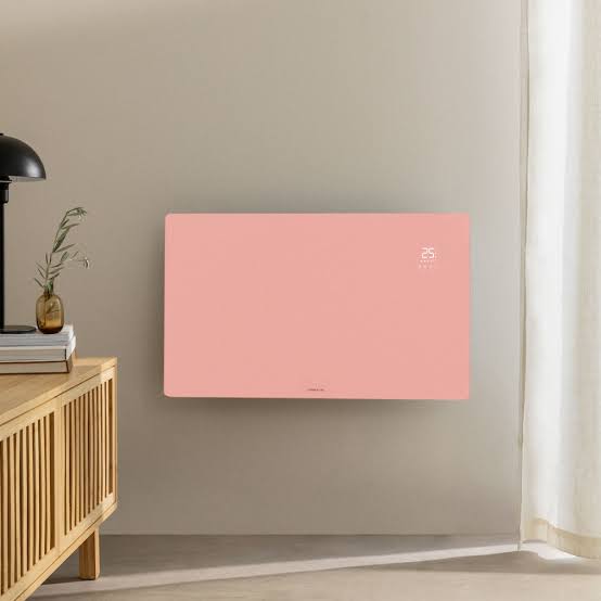 Create - WARM CRYSTAL 2000W –pink Electric Glass Convector with WiFi, LED Touch Screen, and 2 Power Levels (Copy)