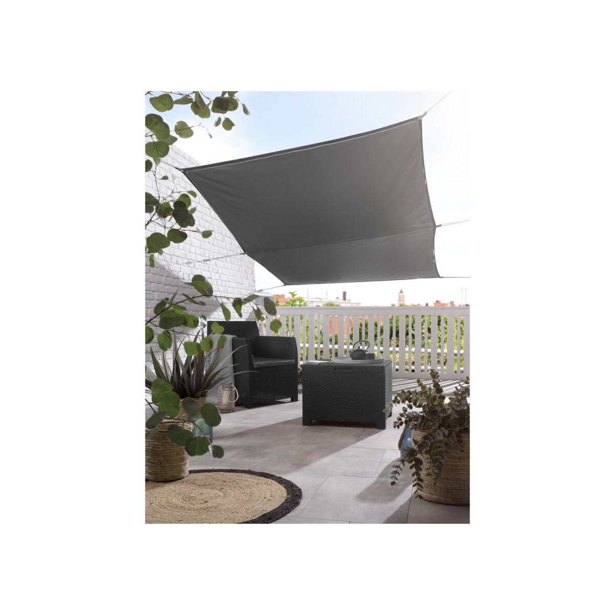 LIVARNO -  home Sun awning with LED lighting, 300 x 200 cm