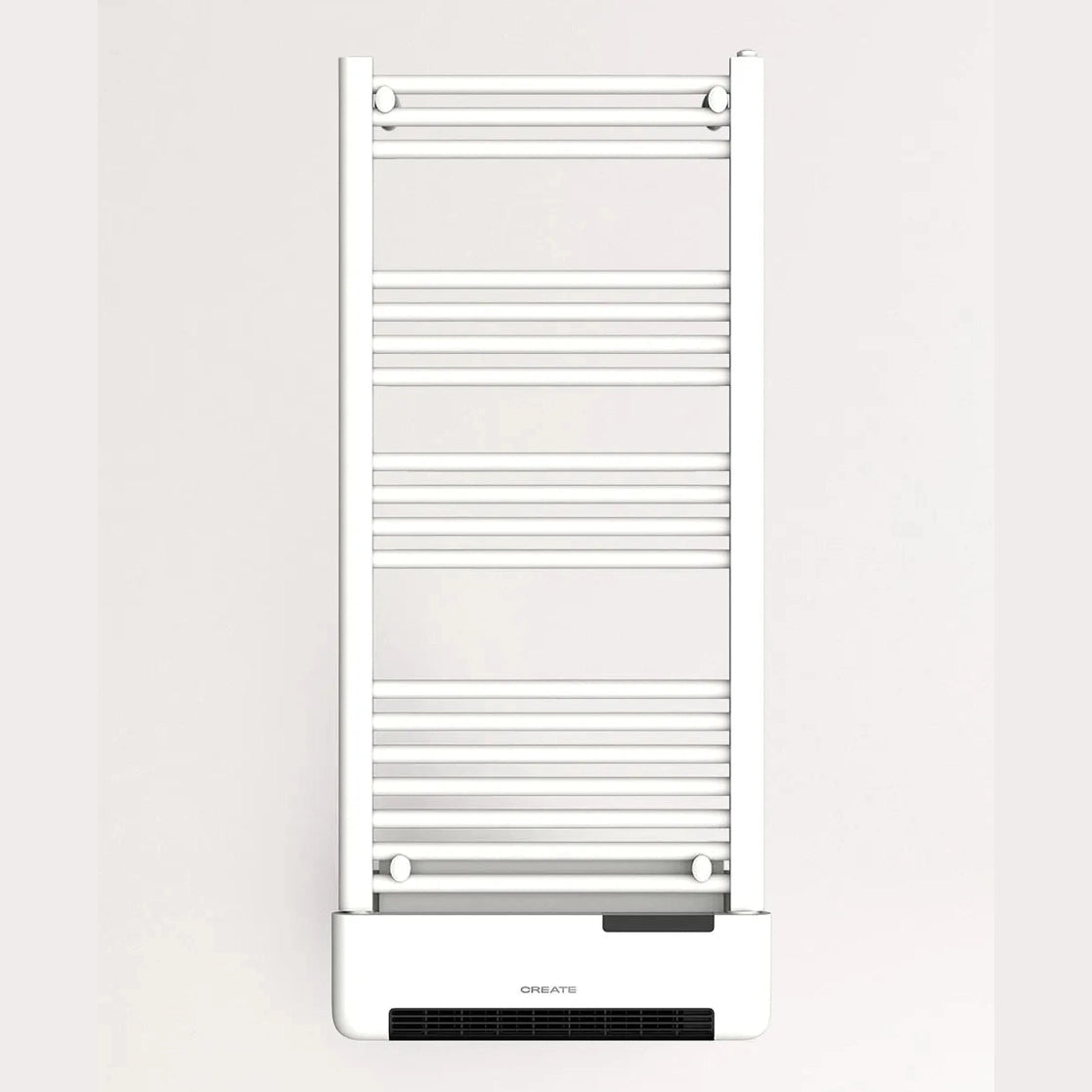 CREATE / Warm Towel Advance/Electric Towel Radiator with Heating and WiFi, White / 51.5x11.5x115.5cm/Application Control, LDC Display, 2 Powers, PTC Technology, 1000W