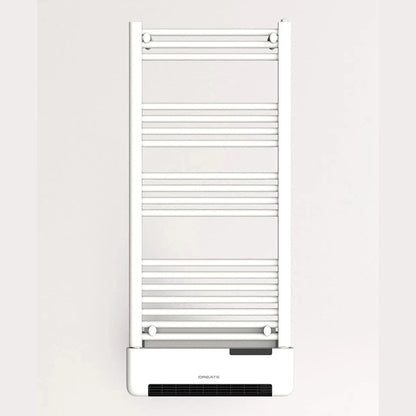 CREATE / Warm Towel Advance/Electric Towel Radiator with Heating and WiFi, White / 51.5x11.5x115.5cm/Application Control, LDC Display, 2 Powers, PTC Technology, 1000W