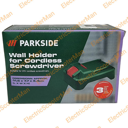 Parkside Wall Mount Holder for 20V Cordless Screwdriver
