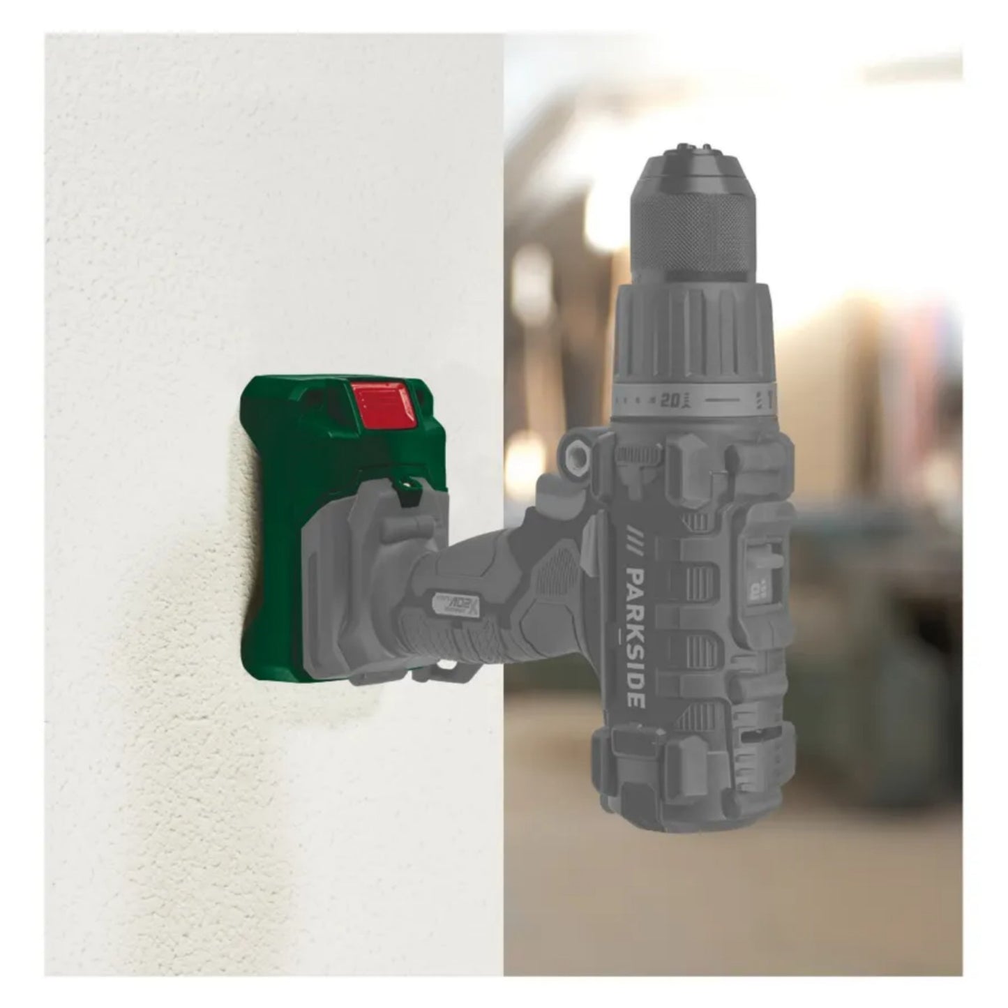 Parkside Wall Mount Holder for 20V Cordless Screwdriver