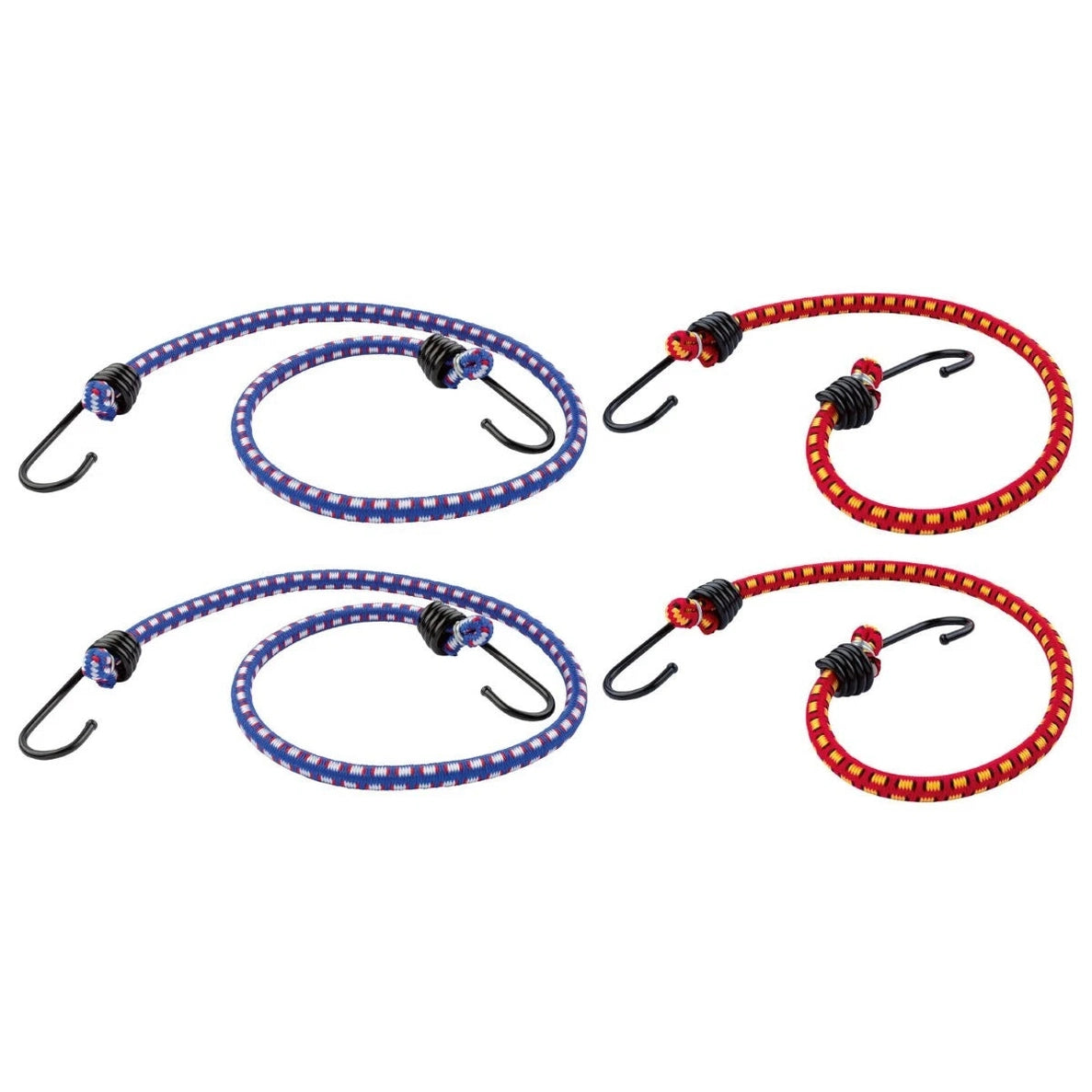 Expandable elastic straps with hook ends for versatile use