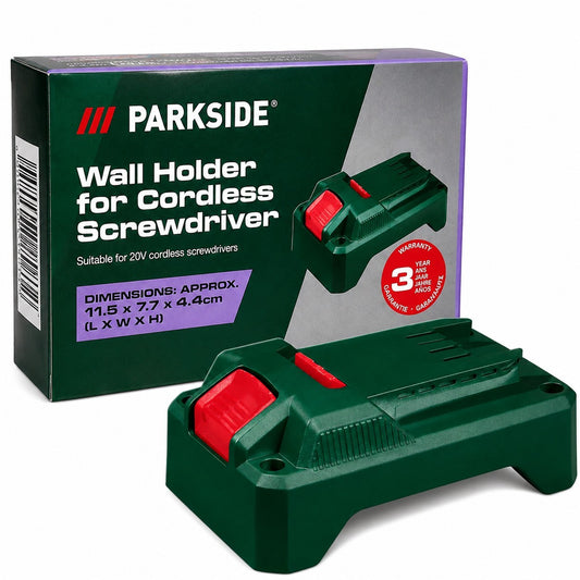 Parkside Wall Mount Holder Bracket for 20V Cordless Screwdriver
