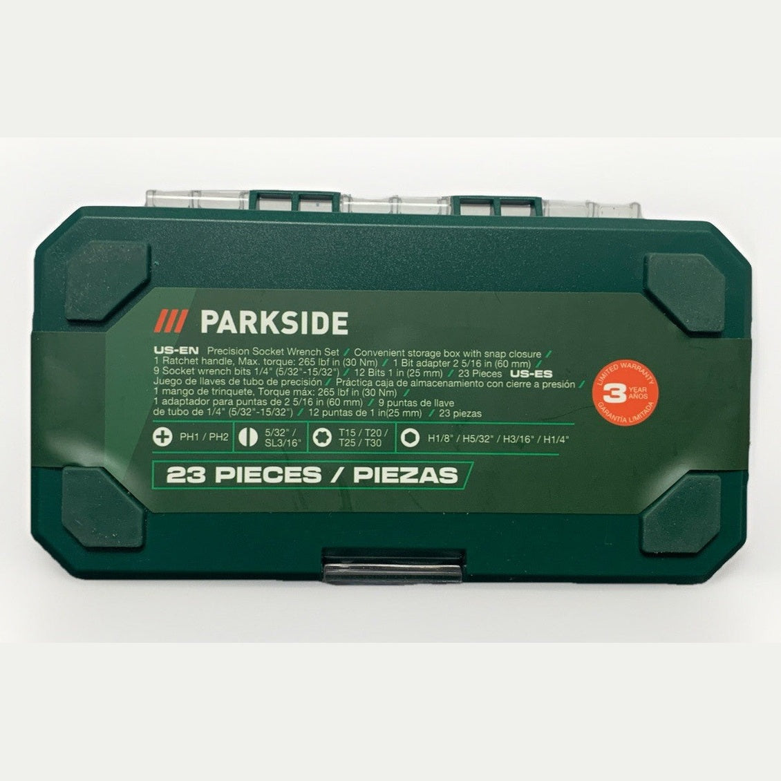Parkside 23-Piece Precision Socket Wrench Set