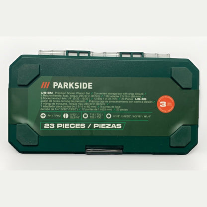 Parkside 23-Piece Precision Socket Wrench Set